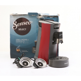 Philips SENSEO Select CSA230/90 Kaffeepadmaschine Kaffeemaschine 0,9l 1450W rot (277121)