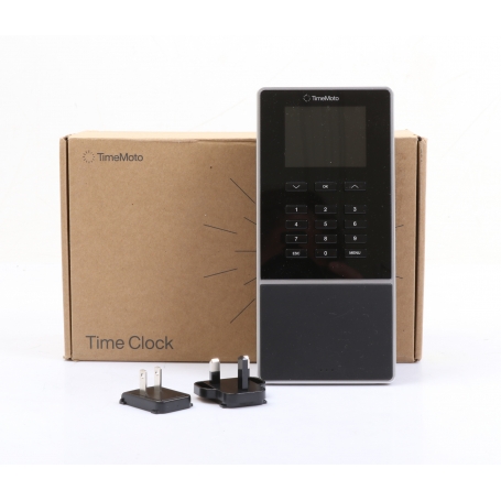 Safescan TimeMoto TM-616 Zeiterfassungs Komplettsystem PIN RFID Leser max.200 Mitarbeiter schwarz (277356)