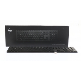 HP 975 USB+BT Tastatur Dual-Mode Wireless kabellos USB Deutsch QWERTZ schwarz (277389)