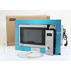 Exquesiet EMW20-DG-020 Einbau Mikrowelle, 59,5 cm breit, 800W, 20L, Grill, Edelstahl (277248)
