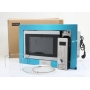 Exquesiet EMW20-DG-020 Einbau Mikrowelle, 59,5 cm breit, 800W, 20L, Grill, Edelstahl (277248)
