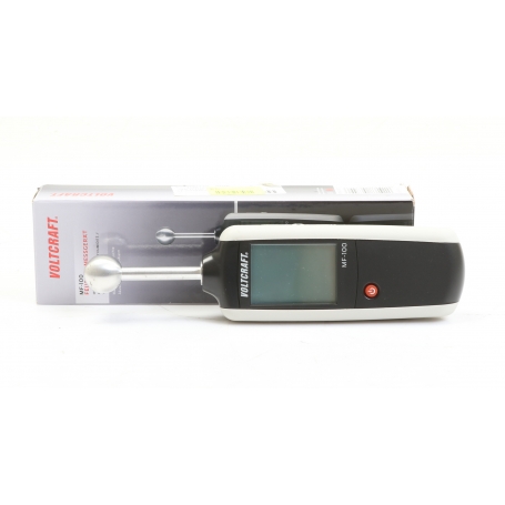 VOLTCRAFT MF-100 Materialfeuchteindikator Messgerät Feuchtigkeit LCD Hold-Funktion 20-40mm (277364)