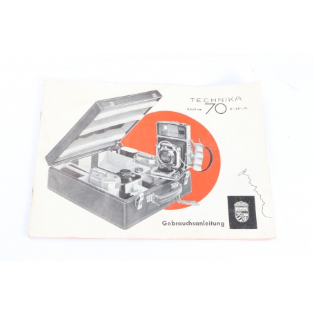 Linhof Technika Studienkamera 70 Bedienungs-Anleitung (274924)
