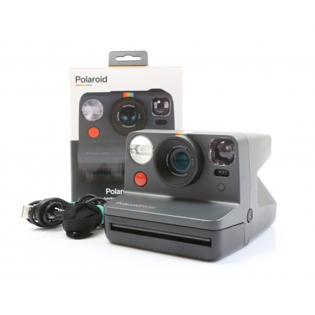 Polaroid Now Analog Instant Kamera Schwarz (277317)