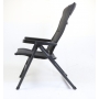 Brunner Rebel Pro Campingstuhl Klappstuhl Gartenstuhl Lordosenstütze Rückenlehne verstellbar Gr. M schwarz (277231)
