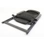 Brunner Rebel Pro Campingstuhl Klappstuhl Gartenstuhl Lordosenstütze Rückenlehne verstellbar Gr. M schwarz (277231)