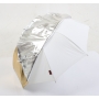 OEM 3-in-1 Studio Blitz Schirme - Weiss/Silber/Gold (277446)