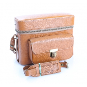 Vintage DBP Ledertasche Kamera Tasche ca 25x13x20 cm (274309)