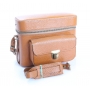 Vintage DBP Ledertasche Kamera Tasche ca 25x13x20 cm (274309)