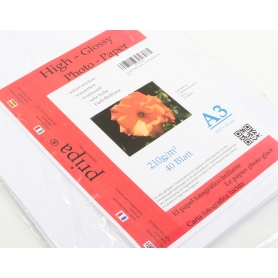 Pripa High-Glossy Photo-Papier 210g A3 40 Blatt (274252)