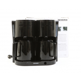 Severin KA 9315 Kaffeemaschine Filterkaffeemaschine Isolierkanne Tassen 16 schwarz (277253)