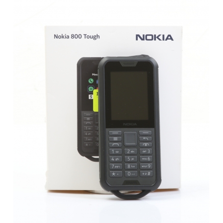 Nokia 800 Tough 2,4 Outdoor-Handy 4GB 2MP Dual-Sim KaiOS schwarz (277995)