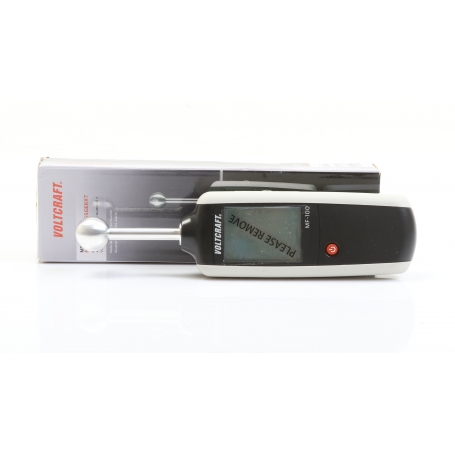 VOLTCRAFT MF-100 Materialfeuchteindikator Messgerät Feuchtigkeit LCD Hold-Funktion 20-40mm (278018)