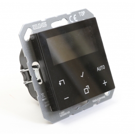 Jung TRDA1790SW Raumtemperaturregler mit Display Standard, Serie AS, schwarz (278026)