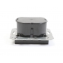 Jung TRDA1790SW Raumtemperaturregler mit Display Standard, Serie AS, schwarz (278026)