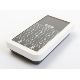 ABUS 10125 Codeschloss Türschlossantrieb Türöffner Zahlencode für Türen Touch-Oberfläche weiß (278027)