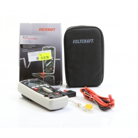 VOLTCRAFT MT-52 Hand-Digital-Multimeter Messgerät Temperatur Spannung Strom CAT III 600V grau (278039)