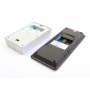 Smartwares DIC-21122 Türsprechanlage Gegensprechanlage 2-Draht Komplett-Set 2 Familienhaus silber weiß (278042)