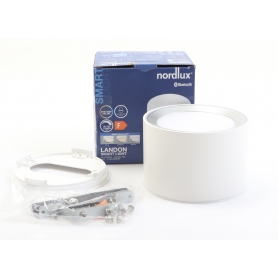 Nordlux Landon Smat Deckenleuchte Deckenlampe LED IP44 700L 8W dimmbar weiß (278061)