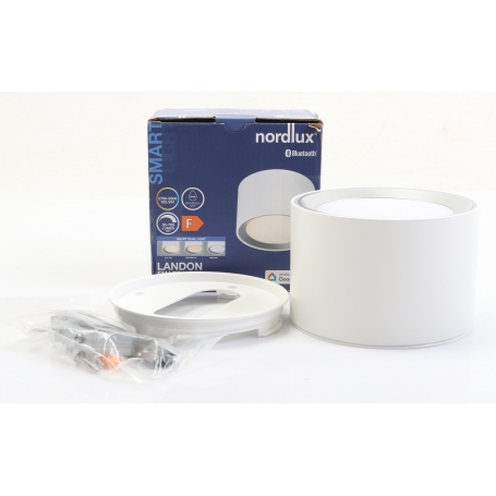 Nordlux Landon Smat Deckenleuchte Deckenlampe LED IP44 700L 8W dimmbar weiß (278090)