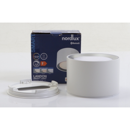 Nordlux Landon Smat Deckenleuchte Deckenlampe LED IP44 700L 8W dimmbar weiß (278092)