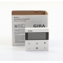 Gira 539303 System 3000 Raumtemperaturregler Display, System 55, reinweiß glänzend (278102)