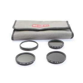 Beschoi Filter Set 2x 46 mm ND Einstellbar / 1x 43mm Einstellbar / 1x 55m m Close-Up +4 (275357)
