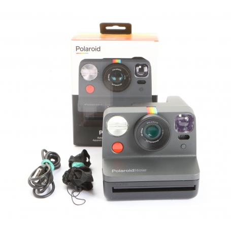 Polaroid Now Analog Instant Kamera Schwarz (274047)