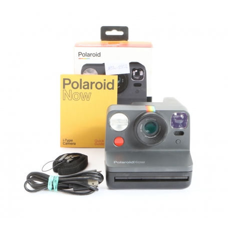 Polaroid Now Analog Instant Kamera Schwarz (274051)