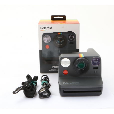 Polaroid Now Analog Instant Kamera Schwarz (274052)