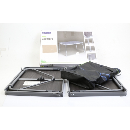 Outwell Coledale Campingtisch Klapptisch Gartentisch Terrasse Outdoor 80x120x56-72cm grau (277642)