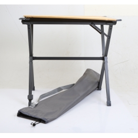Eurotrail Chambery Rolltisch, Bambus, 80x63x70cm (277651)