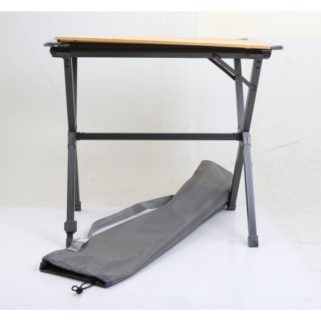 Eurotrail Chambery Rolltisch, Bambus, 80x63x70cm (277651)
