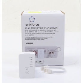 Renkforce RF-AP-N300Mini WLAN Access-Point 300MBit/s 2,4GHz weiß (278795)