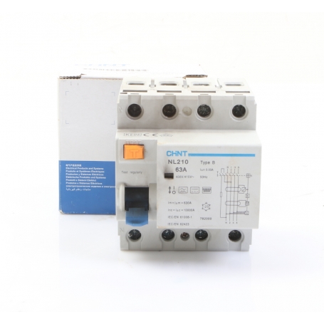 Chint FI-Schutzschalter 3PN Typ B 63A 30mA 10k (278837)