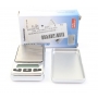 Basetech SJS-60008 digitale Taschenwaage Feinwaage Wägebereich max. 200g batteriebetrieben silber (278838)
