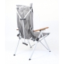 Holiday Travel Joplin Faltstuhl mit Holzarmlehne, grau/braun (278891)