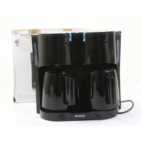 Severin KA 9315 Kaffeemaschine Filterkaffeemaschine Isolierkanne Tassen 16 schwarz (278892)