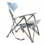 Klymit Switchback Campingstuhl, 60x81x108cm, blau/beige (278893)