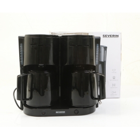 Severin KA 9315 Kaffeemaschine Filterkaffeemaschine Isolierkanne Tassen 16 schwarz (278910)