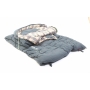 Outwell Camper Lux Deckenschlafsack, 235x90cm, dunkelblau, Zipper links (278947)