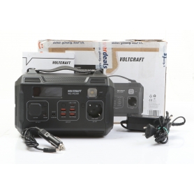 Voltcraft WS-PS301 Powerstation 276Wh Fast Charge Nickel-Mangan-Cobalt LED Taschenlampe Outdoor schwarz (278993)