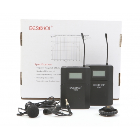 Beschoi Funkstrecke WM5 Wireless Mic für DSLR Systeme (275824)