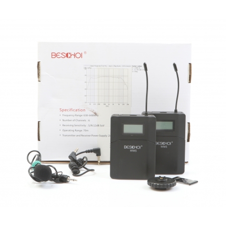 Beschoi Funkstrecke WM5 Wireless Mic für DSLR Systeme (275825)