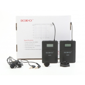 Beschoi Funkstrecke WM5 Wireless Mic für DSLR Systeme (275826)