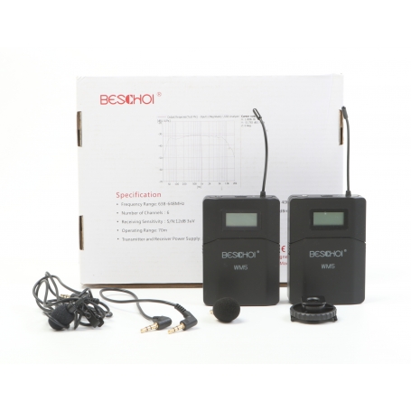 Beschoi Funkstrecke WM5 Wireless Mic für DSLR Systeme (275826)