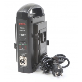 Swit S-3822S 2-Kanal Simultan Ladegerät für V-Mount Akkus 90W 15V 6A (279134)
