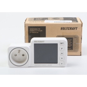 Voltcraft SEM5000 FR Energiekosten-Messgerät Kostenprognose Alarmfunktion Stromtarif einstellbar Datenloggerfunktion (279194)