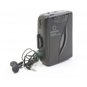 Renkforce RF-CP-150 tragbarer Kassettenspieler Kassettenplayer Radio schwarz (279187)