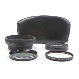 Kenko 3er Filter Set - UV SL39.3, Skylight mit Sonnenblende, PCL Filter 62mm (279285)
